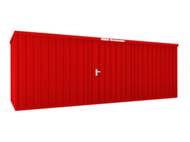 S&auml;bu Lackierter Materialcontainer FLADAFI&reg; mit Holzfu&szlig;boden