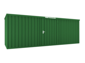 S&auml;bu Lackierter Materialcontainer FLADAFI&reg; mit Holzfu&szlig;boden