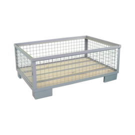 Halbhohe Gitterbox-Palette, L&auml;nge x Breite 1200 mm x 800 mm