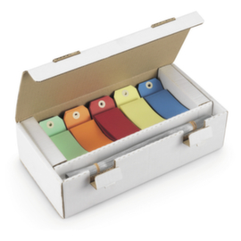 Farbige Anh&auml;nger sortiert