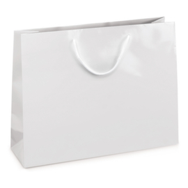 Lack Tasche 40 x 12 x 32 cm weiss