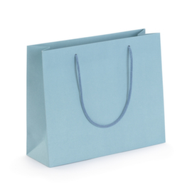 Traget&uuml;te in Mattoptik babyblau