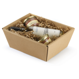 Wellpapp-Geschenkk&ouml;rbe natur 260 x 210 x 100 mm