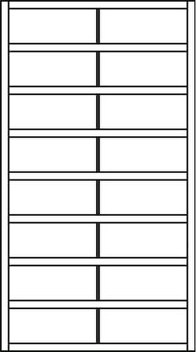 PAVOY Fächerschrank Basis, 16 Fächer