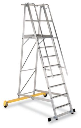 ZARGES Plattformleiter ZAP Safemaster Plus S roll- und klappbar mit Traverse