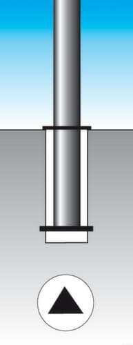 Stilpoller mit Halbkugelkopf