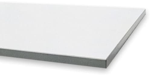 Anbautisch für Montagetisch mit schwerem Gestell, Breite x Tiefe 1250 x 750 mm, Platte hellgrau