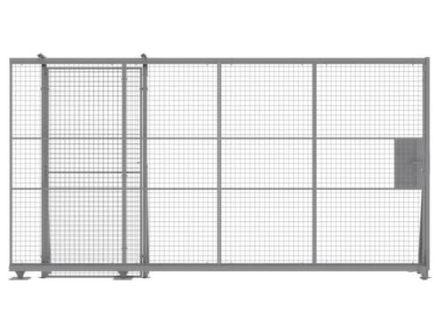 TROAX Schiebetür für Trennwandsystem, Breite 900 mm