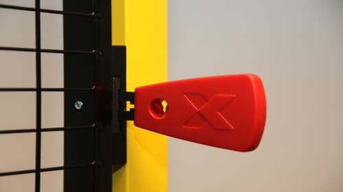 Axelent Wandelement für Maschinen-Schutzgitter, Höhe x Breite 1900 x 700 mm