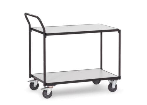 fetra ESD-Tischwagen 1000x600 mm, Traglast 300 kg, 2 Etagen