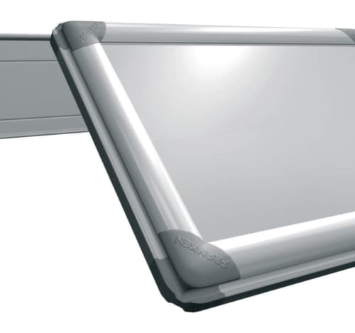 Franken Whiteboard für Wandschienen-System, Höhe x Breite 1200 x 2400 mm