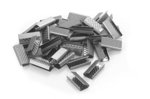 Verschlusshülsen aus Metall, für Bandbreite 12 - 13 mm