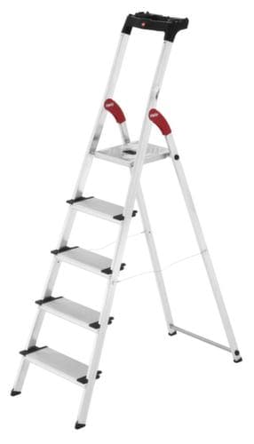 Hailo Einseitige Stufenstehleiter ComfortLine L80 mit XXL-Stufen