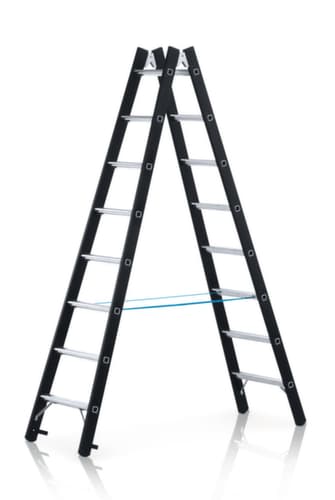ZARGES Schwerlast-Sprossenstehleiter Z600 bis 250 kg belastbar