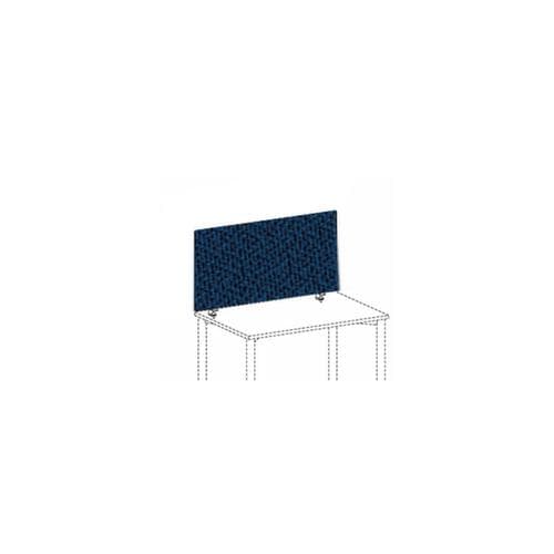 Gera Tischtrennwand Pro BasicLine, Höhe x Breite 600 x 1200 mm, Wand blau
