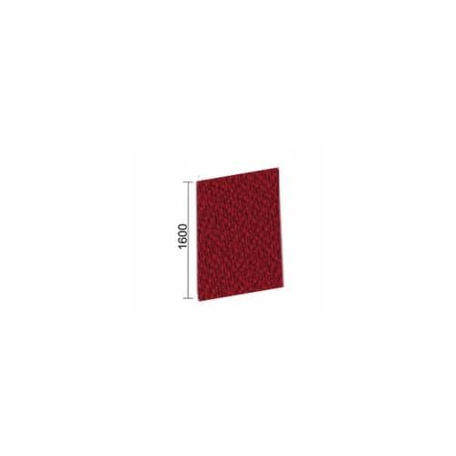 Gera Trennwand Pro BasicLine, Höhe x Breite 1600 x 1600 mm, Wand rot