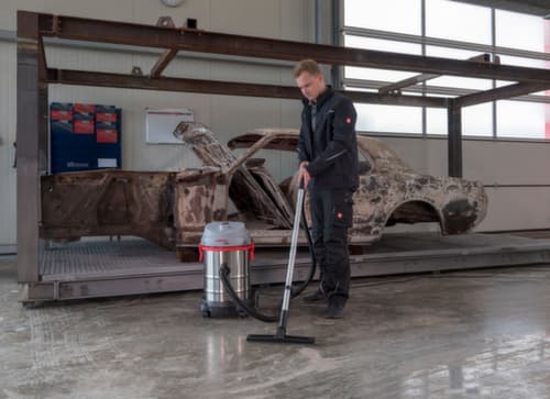 Nass- und Trockensauger ARTOS mit Zyklonwasserabscheidesystem, Leistung 1200 W, Arbeitsbreite 360 mm