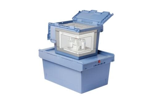 BITO Thermoisolierter Mehrwegbehälter, Inhalt 5 l, Krokodildeckel