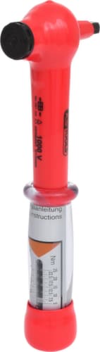 KS Tools 1/4" Mini Drehmomentschlüssel mit Schutzisolierung und Umschalt-Ratschenkopf