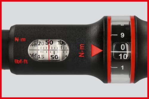 KS Tools 1/2" ERGOTORQUE®precision Ratschen-Drehmomentschlüssel Drehknopf