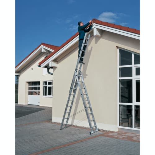 ZARGES Mehrzweck-Teleskopleiter Skymaster DX, 3 x 12 Dreieckssprossen