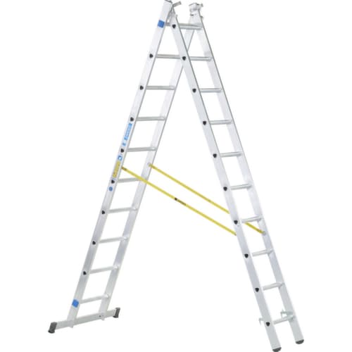 ZARGES Mehrzweck-Teleskopleiter Skymaster DX, 3 x 12 Dreieckssprossen