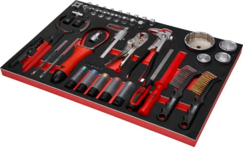 KS Tools Performanceplus Werkstattwagen-Satz P15 mit 397 Werkzeugen für 7 Schubladen