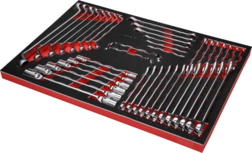 KS Tools Performanceplus Werkstattwagen-Satz P15 mit 397 Werkzeugen für 7 Schubladen