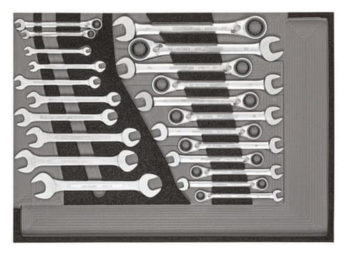 GEDORE R21010004 Werkzeugsatz 3x CT-Module 129-teilig