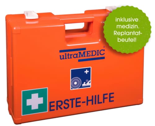 ultraMEDIC Erste-Hilfe-Koffer mit branchenspezifischer Füllung, Füllung nach DIN 13157