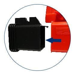 Schake LED-Bakenleuchte PowerNox, mit Dämmerungsautomatik, rot