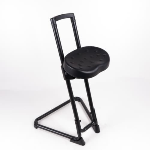UDOBÄR Schwenkbare Stehhilfe mit automatischer Rückstellung, Sitzhöhe 610 - 830 mm