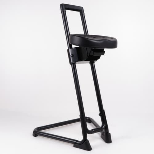 UDOBÄR Schwenkbare Stehhilfe mit automatischer Rückstellung, Sitzhöhe 610 - 830 mm