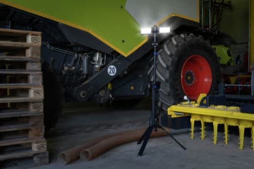 Ansmann LED-Stehleuchte mit 4 Leuchtköpfen