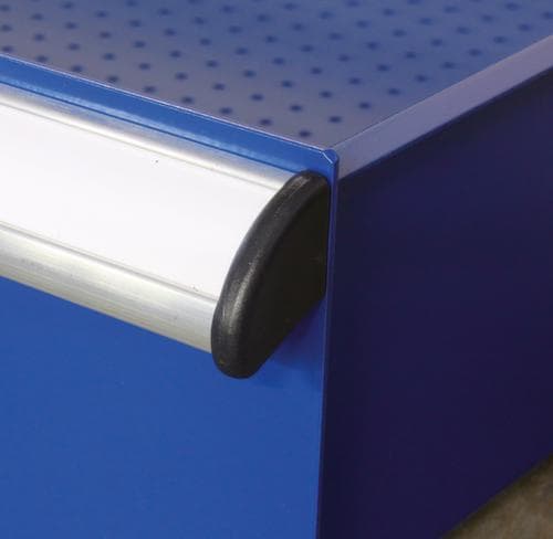 KLW Lutz Werkbank mit Multiplexplatte, 3 Schubladen, 1 Schrank