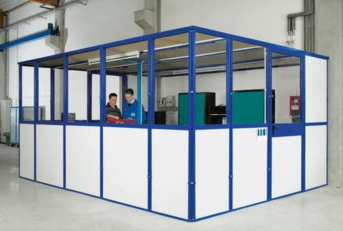 Wandabschlussprofil für Trennwandsystem, Höhe 2000 mm