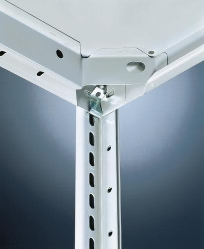 META System-Steckregal CLIP, Höhe x Breite x Tiefe 2500 x 1056 x 636 mm, 6 Böden
