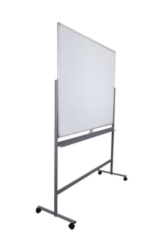 UDOBÄR Mobiles Whiteboard beidseitig nutzbar mit drehbarer Schreibfläche, Höhe x Breite 1865 x 1280 mm