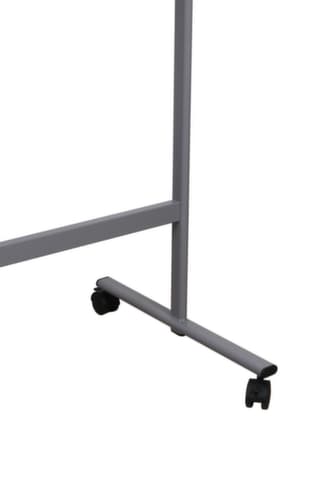 UDOBÄR Mobiles Whiteboard beidseitig nutzbar mit drehbarer Schreibfläche, Höhe x Breite 1865 x 1280 mm