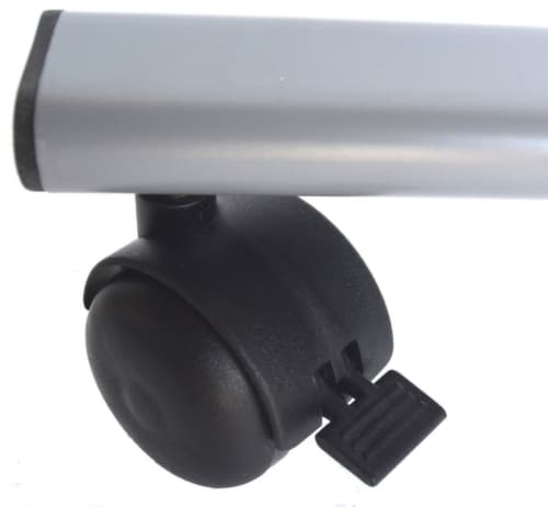 UDOBÄR Mobiles Whiteboard beidseitig nutzbar mit drehbarer Schreibfläche, Höhe x Breite 1865 x 1280 mm
