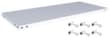 hofe Fachboden für Schraubregal Standard Bauart, Breite x Tiefe 1300 x 600 mm